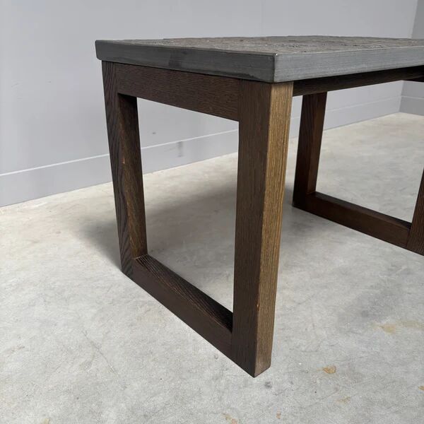 Set of vintage stone side tables, 1970s