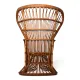Peacock chair rattan armchair by Rohé Noordwolde, 1970