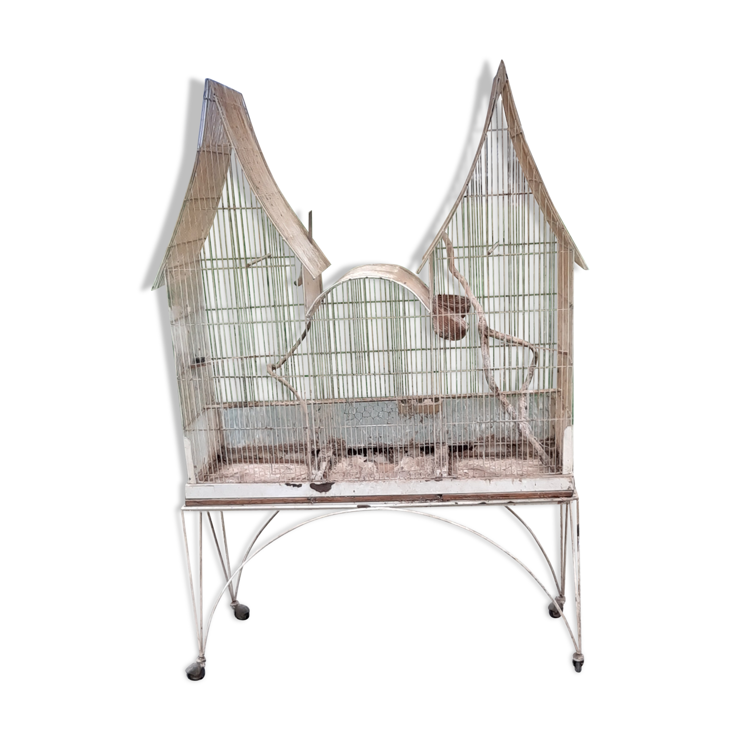 Iron bird cage 1900