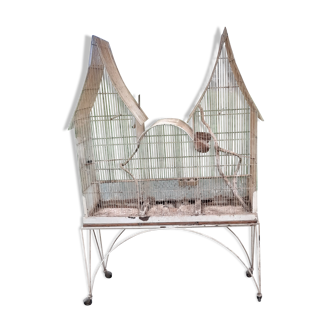 Cage à oiseaux fer 1900