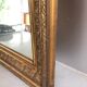 Mirror/Frame Barbizon/Wood&Stucco gilded with fine gold/XIXth