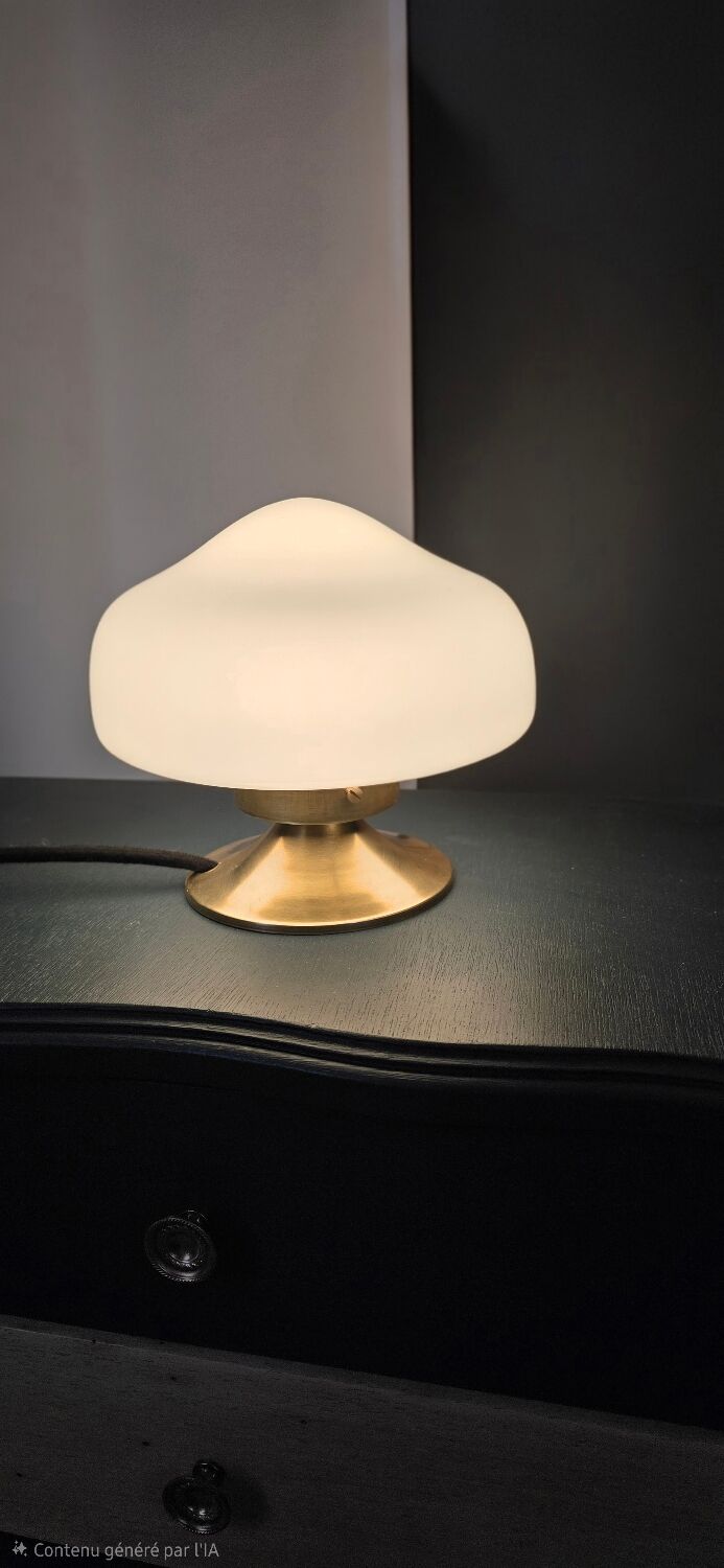 Vintage opaline lamp