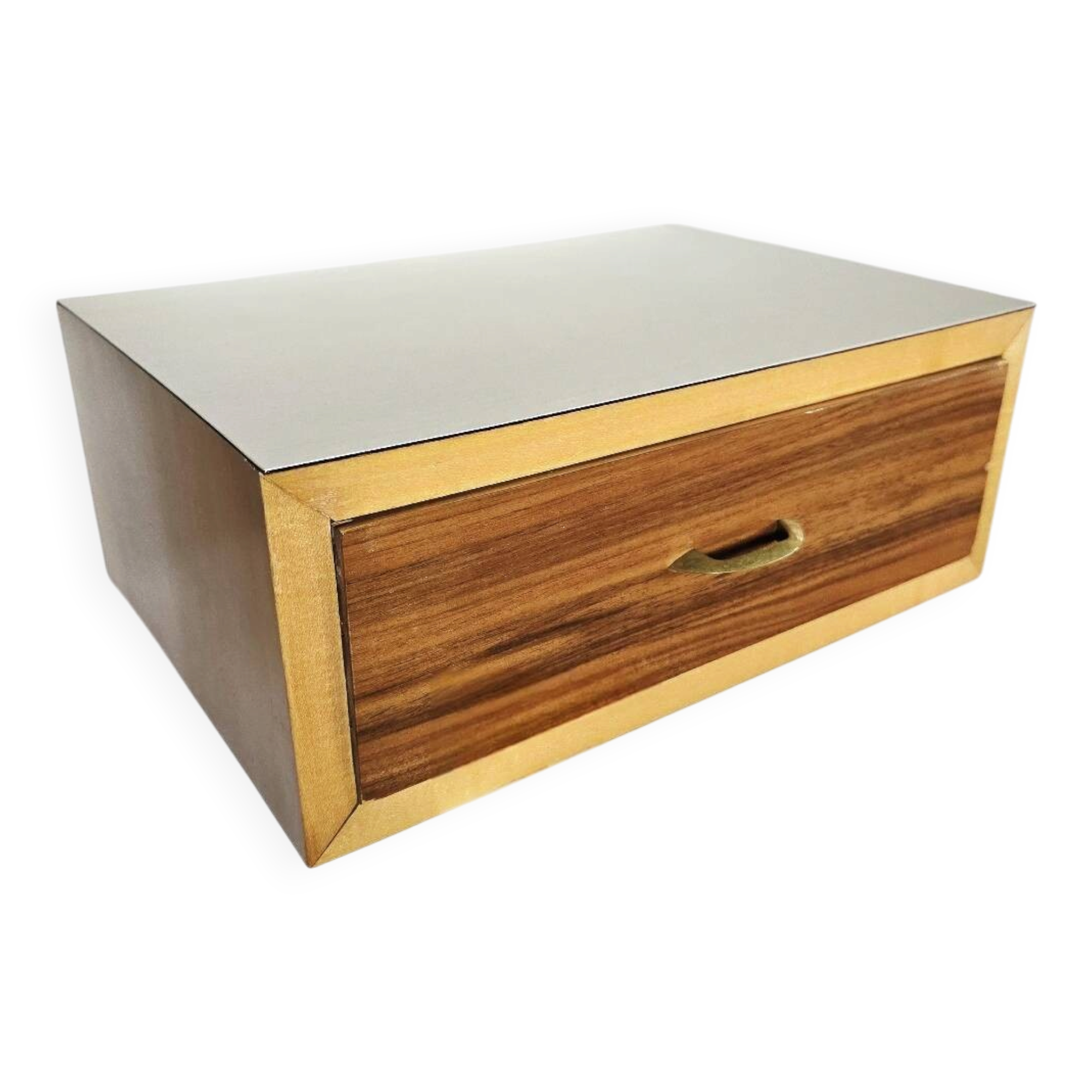 70s Floating Wall-Mounted Nightstand/Drawer