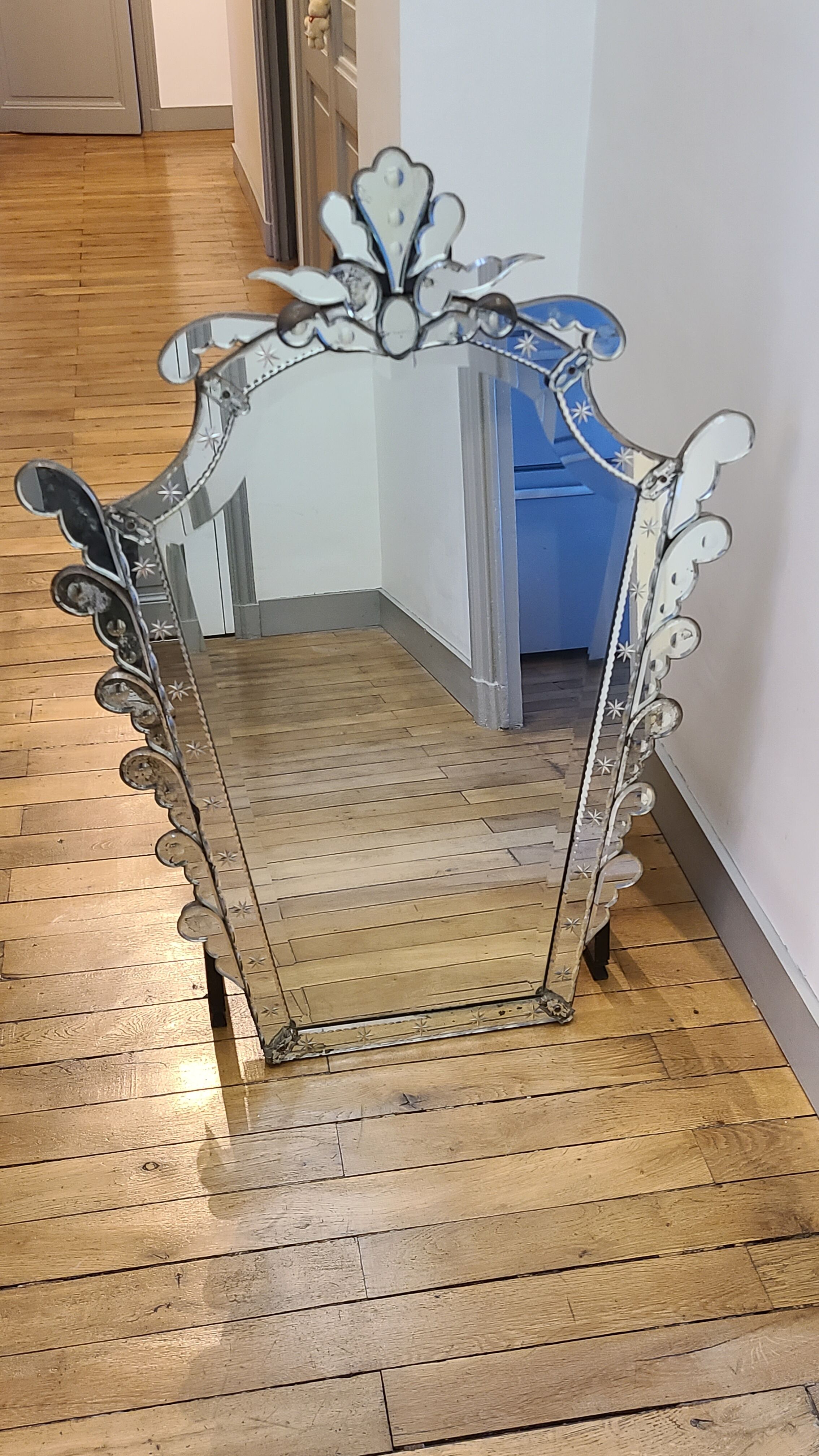 Miroir vénitien 1960, 105x80 cm