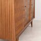 Teak enfilade with herringbone pattern from the 1950s.