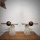 Pair of art deco wall lamps