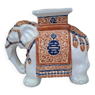 Large ceramic elephant