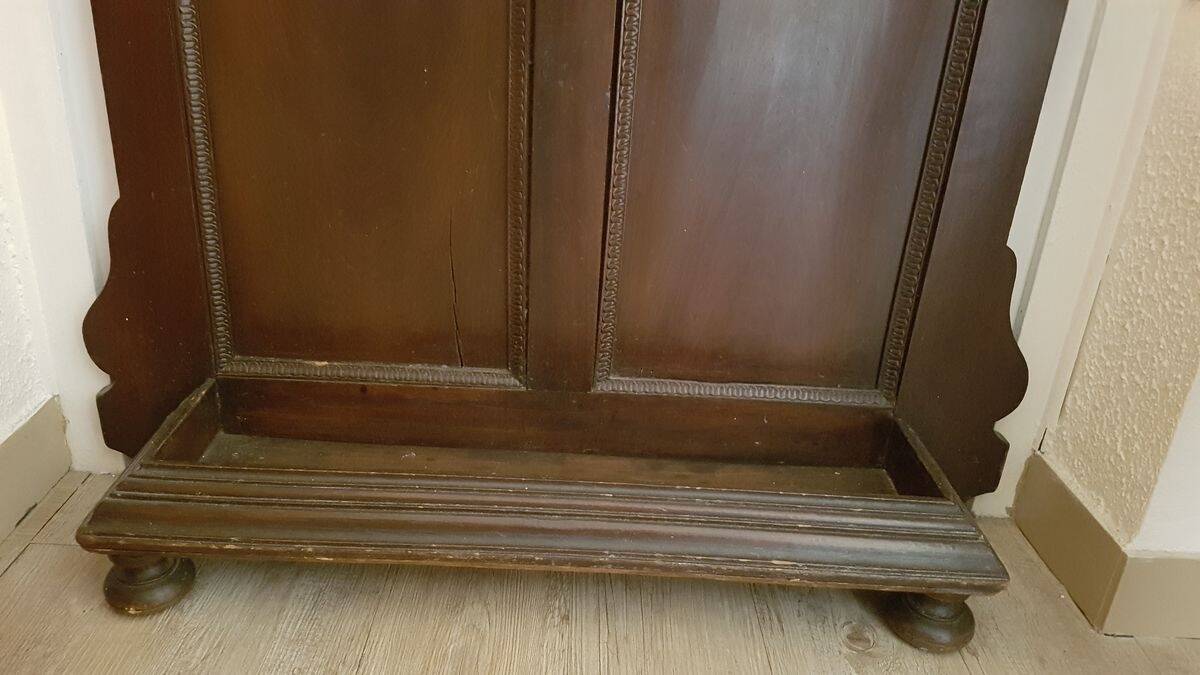 Old coat rack wardrobe