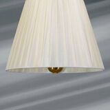 Bronze Gilt Bouillotte Lamp with Pleated Shade