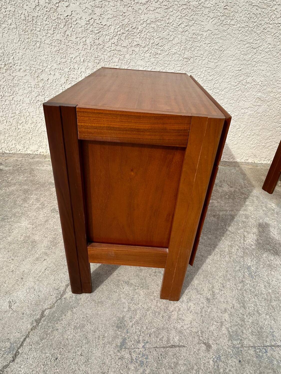 Pair of vintage wooden chests of drawers