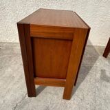 Paire de commodes vintage en bois