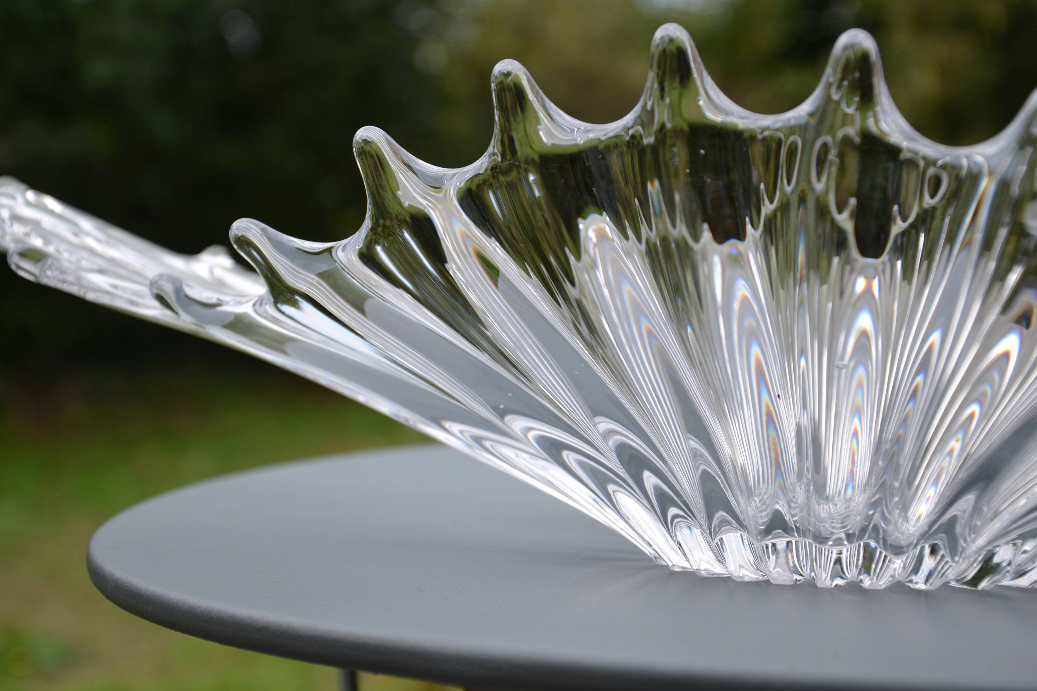 Centre de table, coupe en cristal