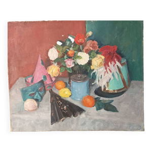 Nature morte au masque