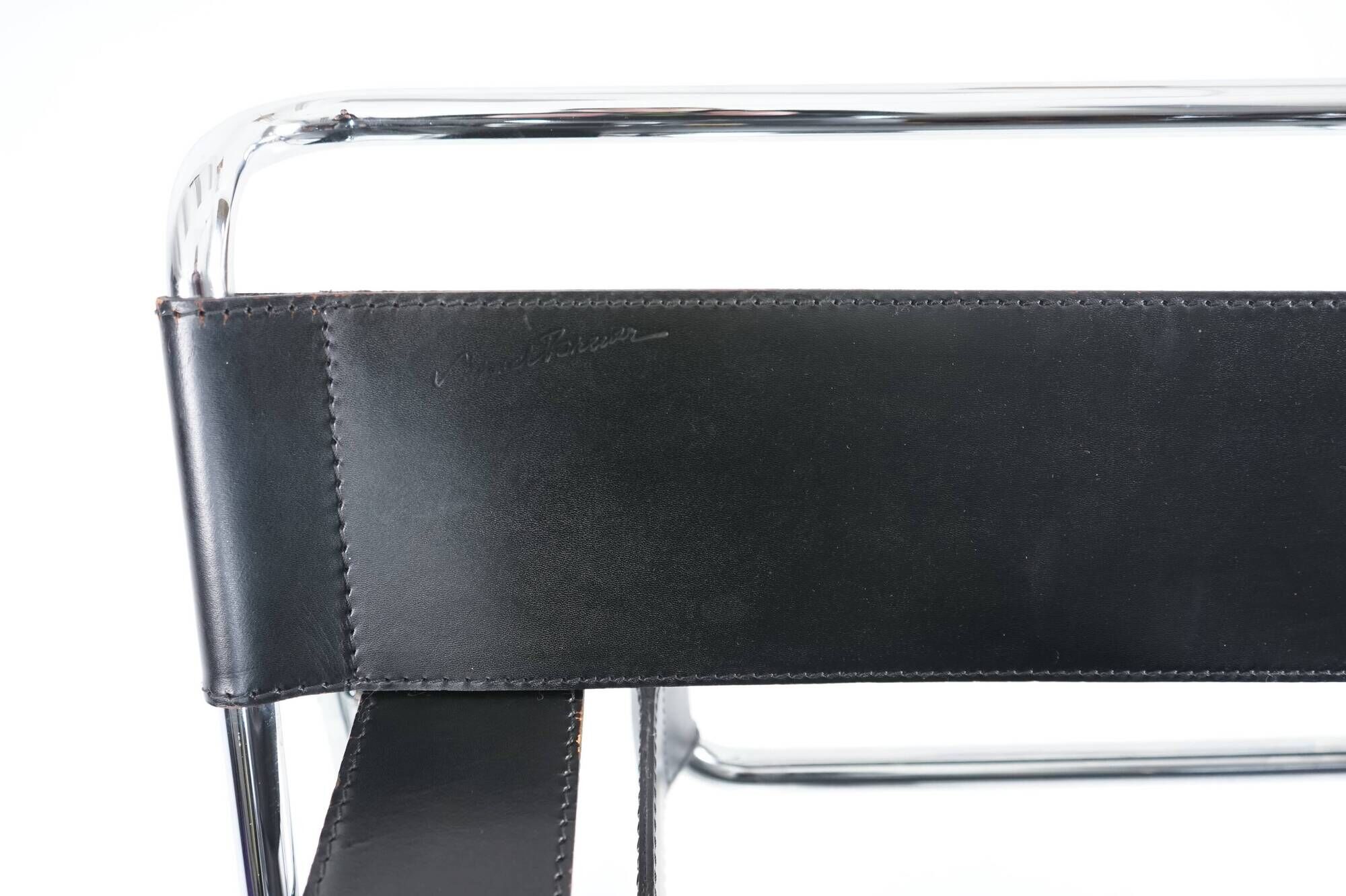 Wassily Chair by Marcel Breuer for Gavina set of 2