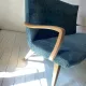 Renovated vintage Scandinavian bench
