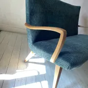 Banquette vintage scandinave rénovée 