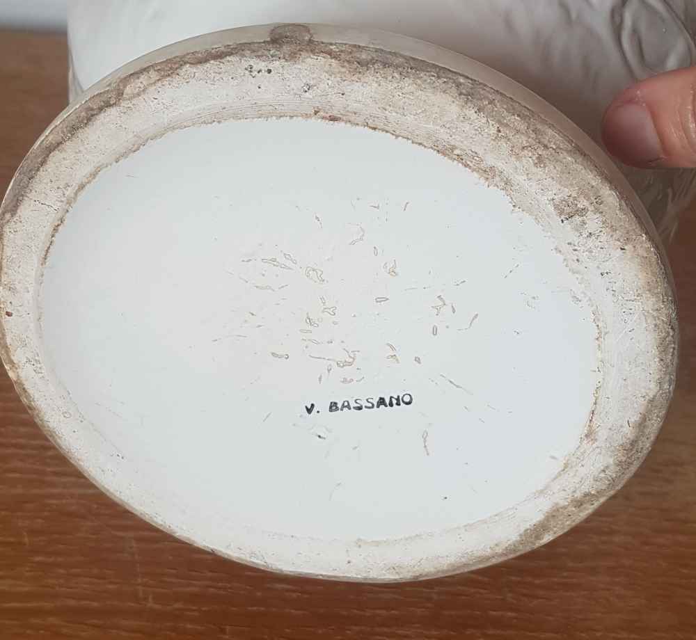 Ceramic vase V Bassano Italy