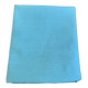Large pillowcase, cotton linen, emerald blue tinted, border with openings, old