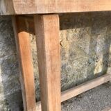 Solid wood carver's workbench