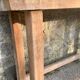 Solid wood carver's workbench