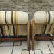 Pair of 1970s loop wool lounge chairs
