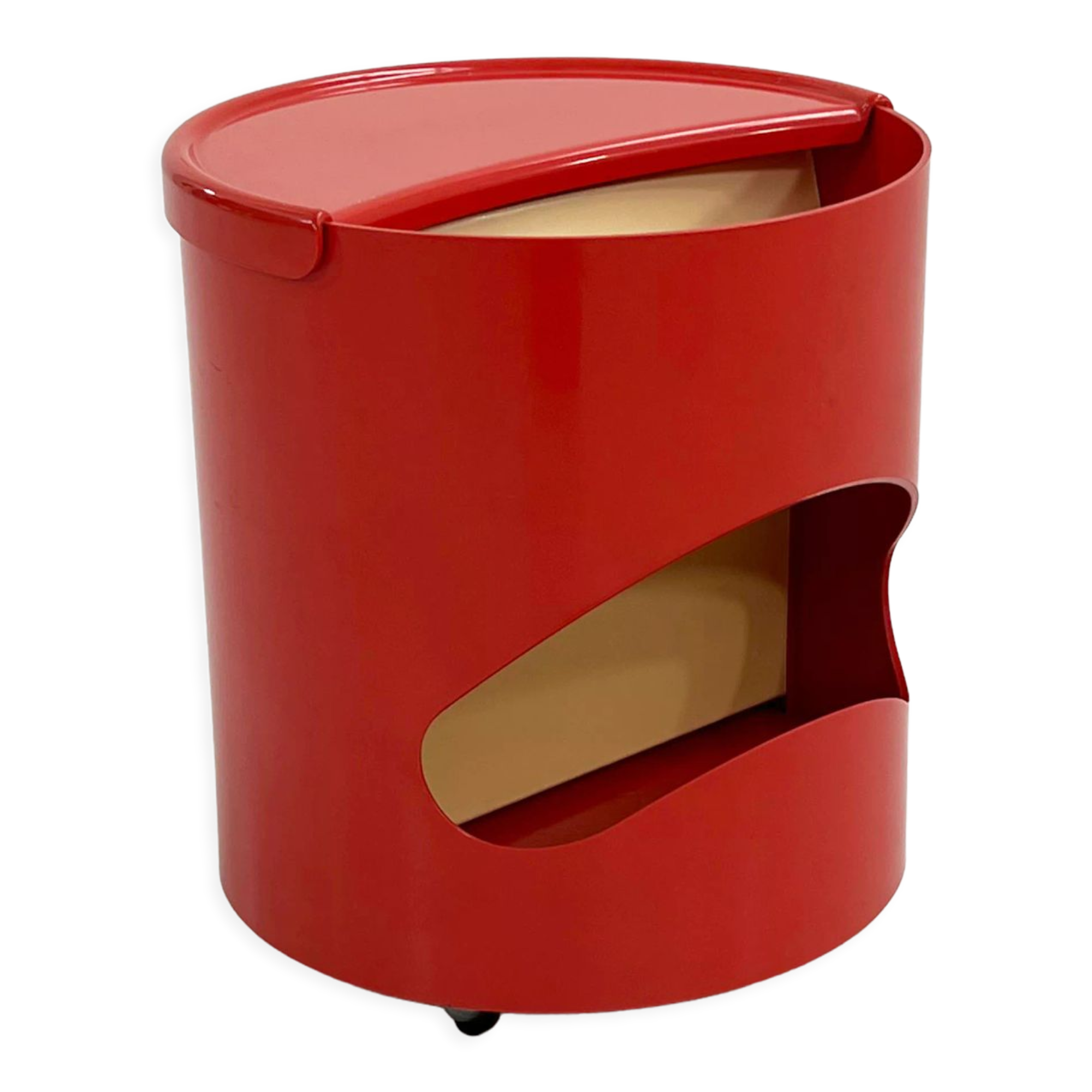Red Robo side table by Joe Colombo for Elco, 1970