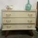 Commode vintage pieds compas