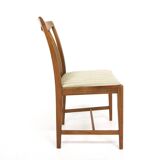 Set of 6 Scandinavian walnut chairs, Sweden, 1960