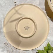 Small vintage porcelain dish K&G Luneville "Flore" 1950s small blue flowers