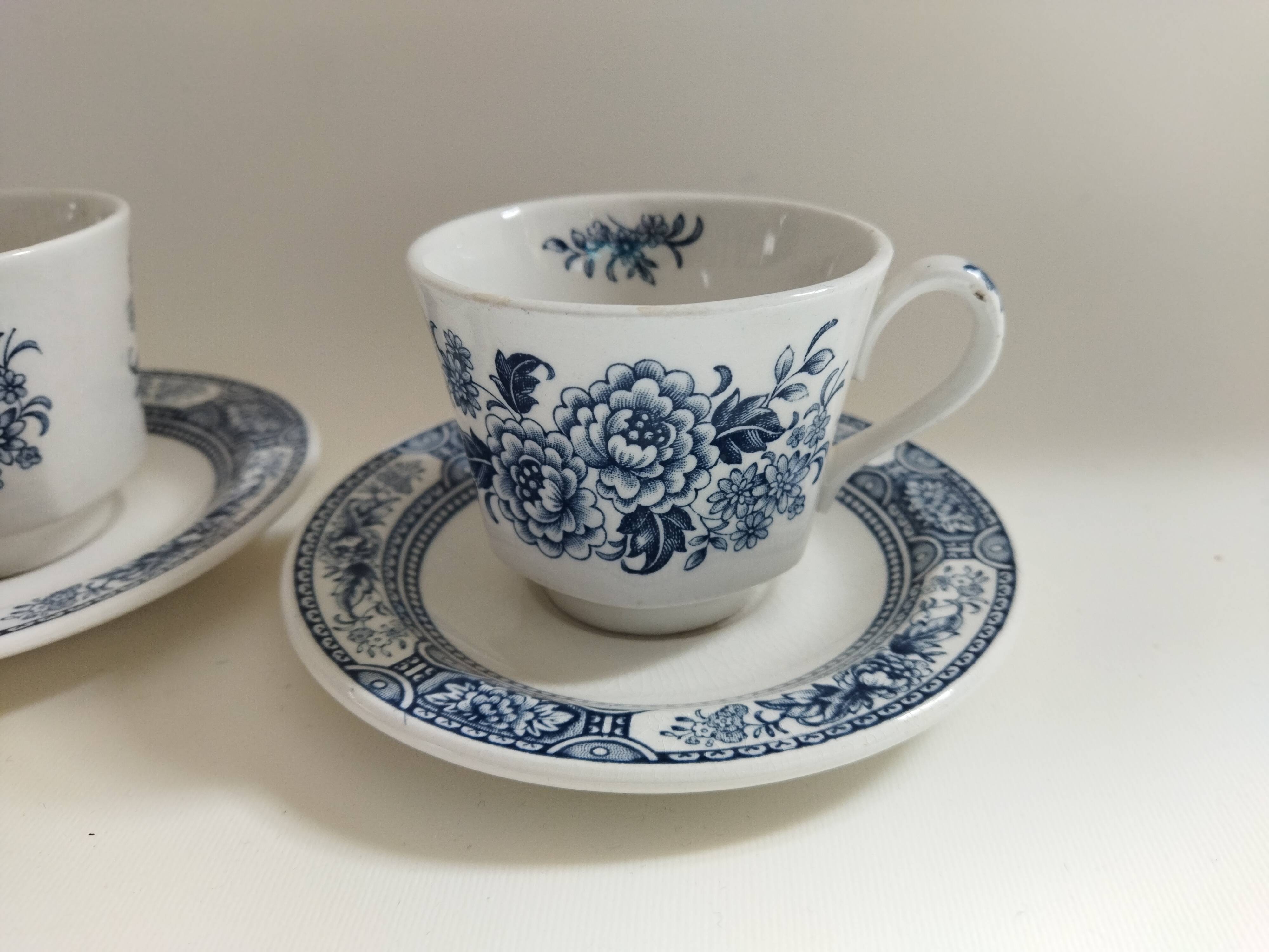 English coffee cups Ridgway Canterbury