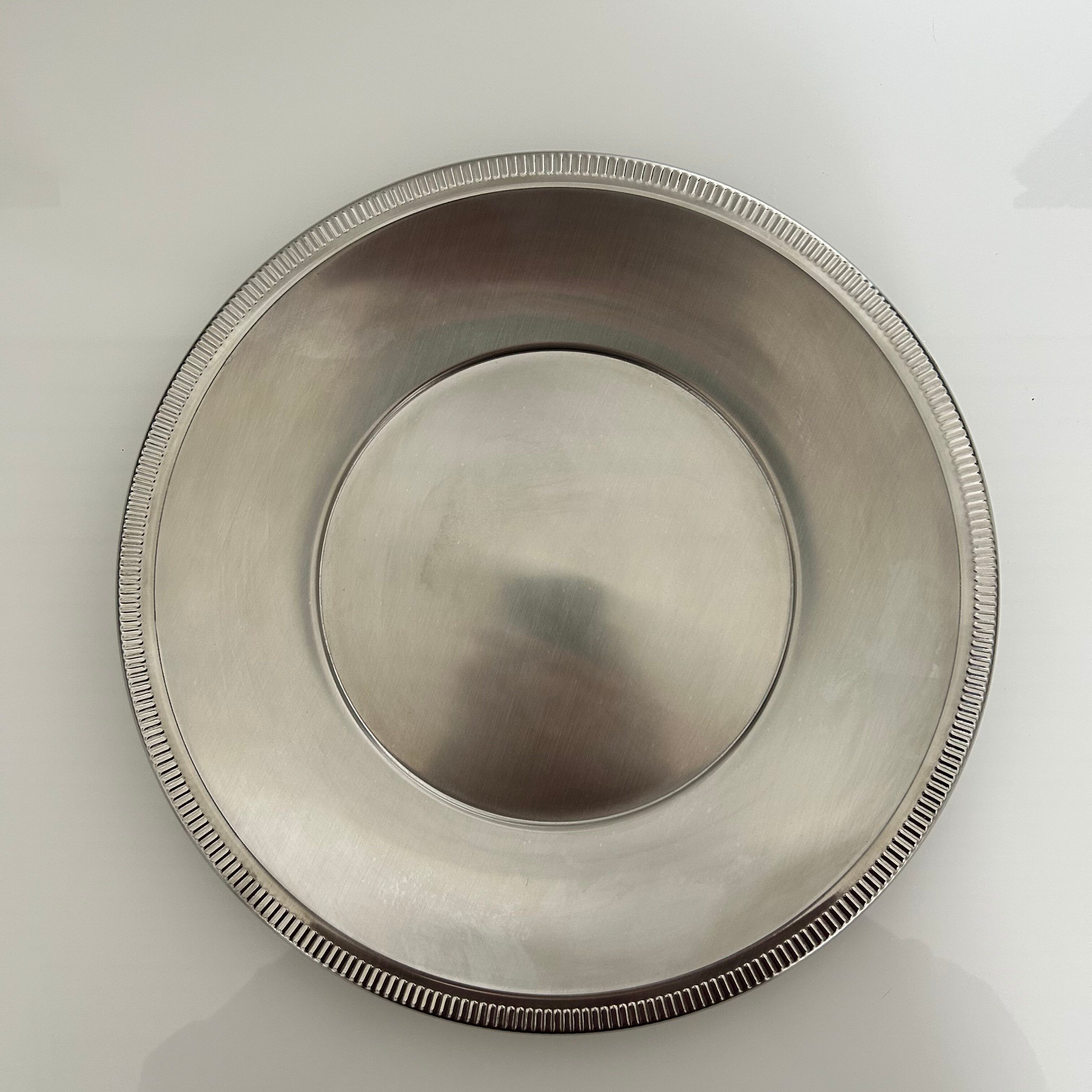 Service plate Jean Couzon Silversmith
