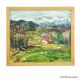 Oil painting by Alexander Michael – Landscape near Dietramszell, 1974