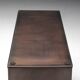 Patinated bronze console by Belgochrom, Belgium, 1970s.