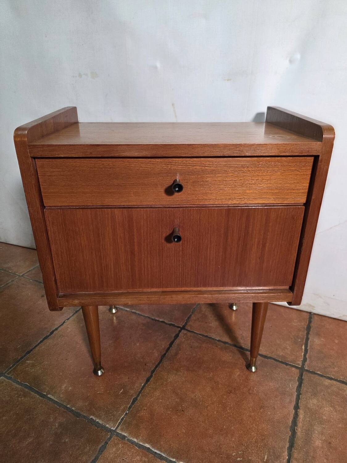 Scandinavian bedside tables by MDK design from the 1960s.