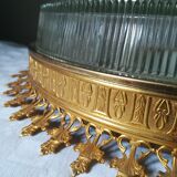 Double chiseled glass ceiling light