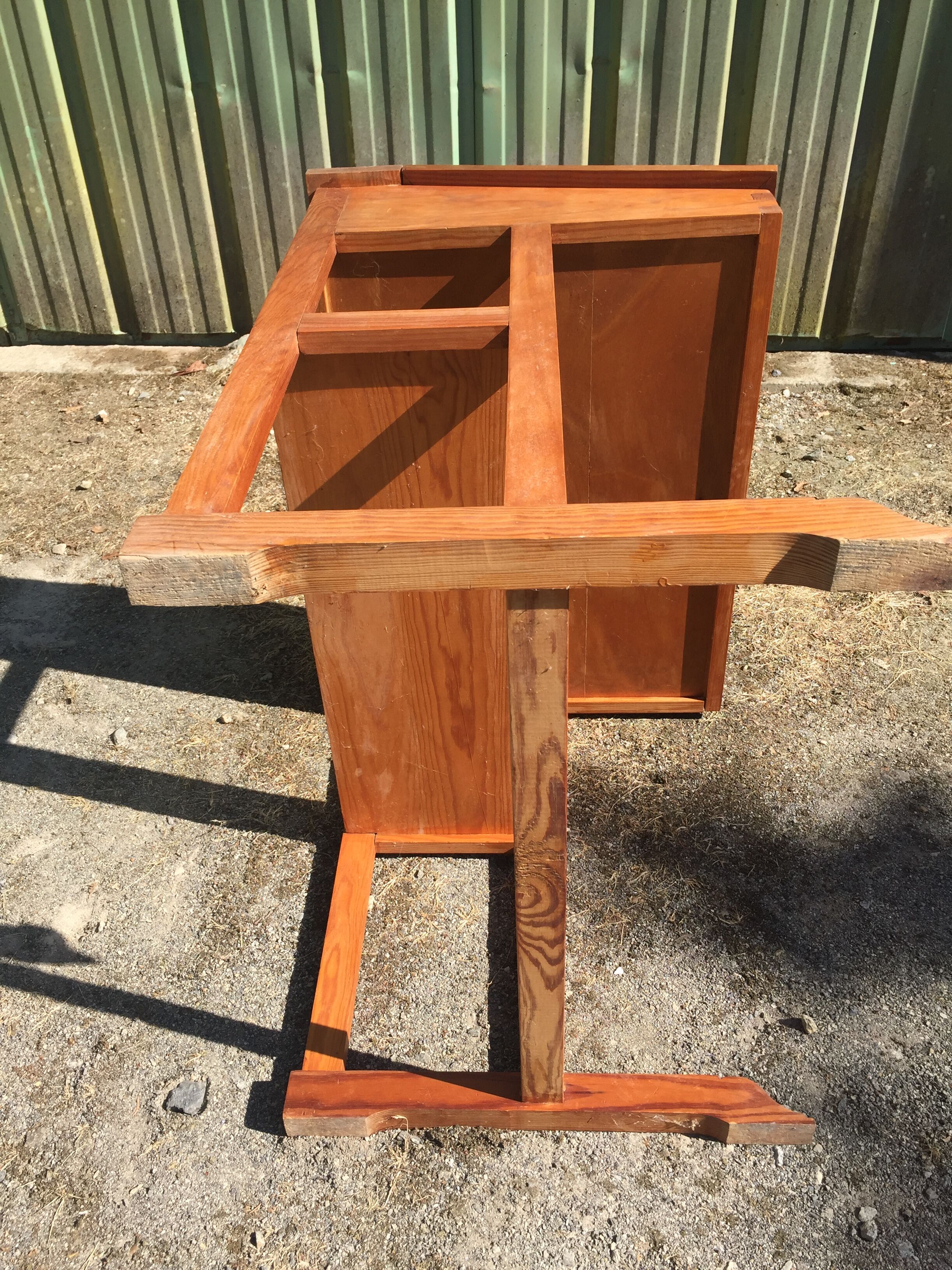 Vintage pitchpin slope desk