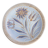 Decorative plate signed by the Poterie Perigordine, Jean Varoqueaux.