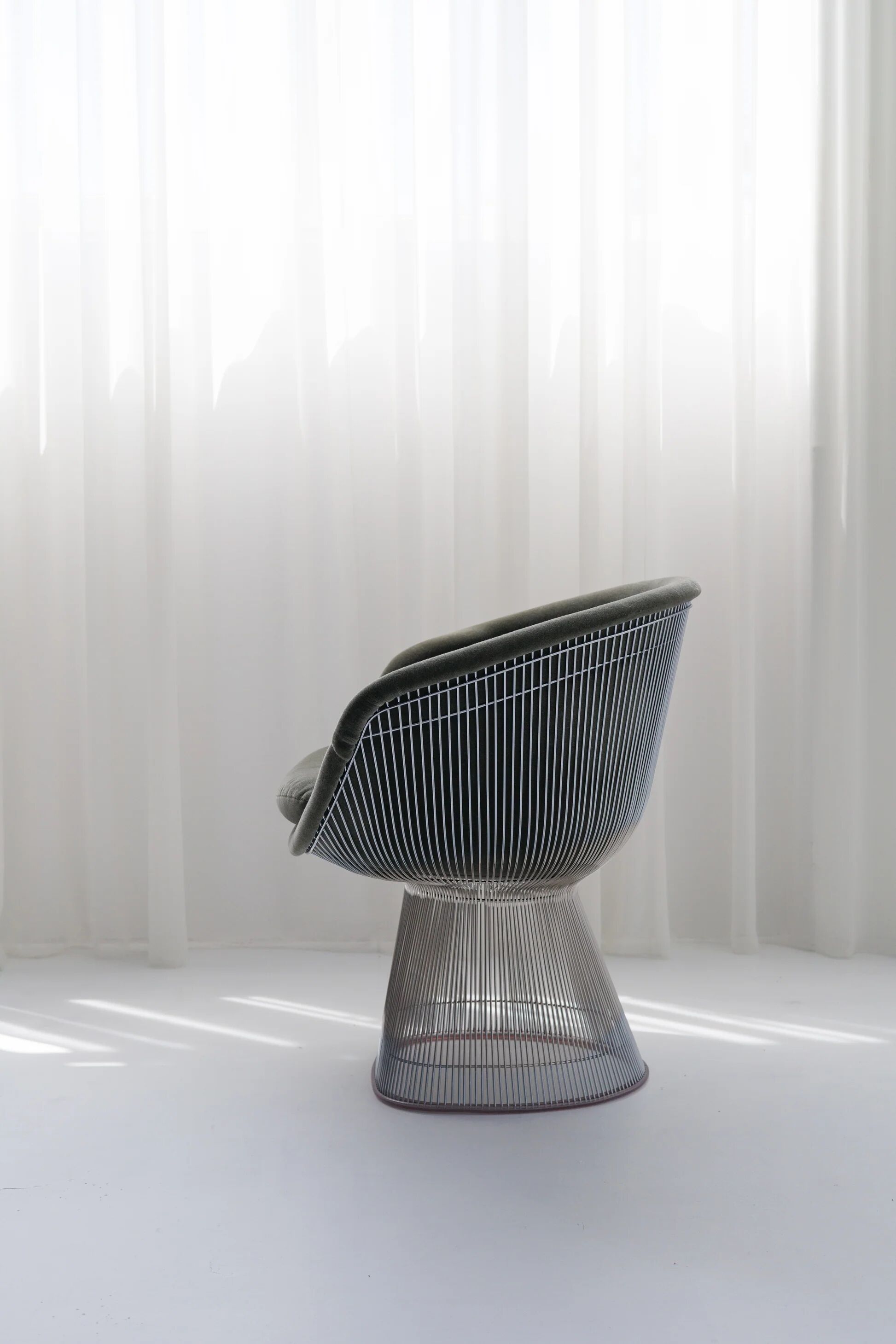 Set of 2 Platner lounge chairs by Warren Platner for Knoll