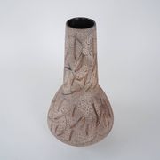 Ceramic boho vase, German design, 1960s, made in Germany