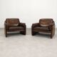 set of 2 De Sede DS61 fauteuils