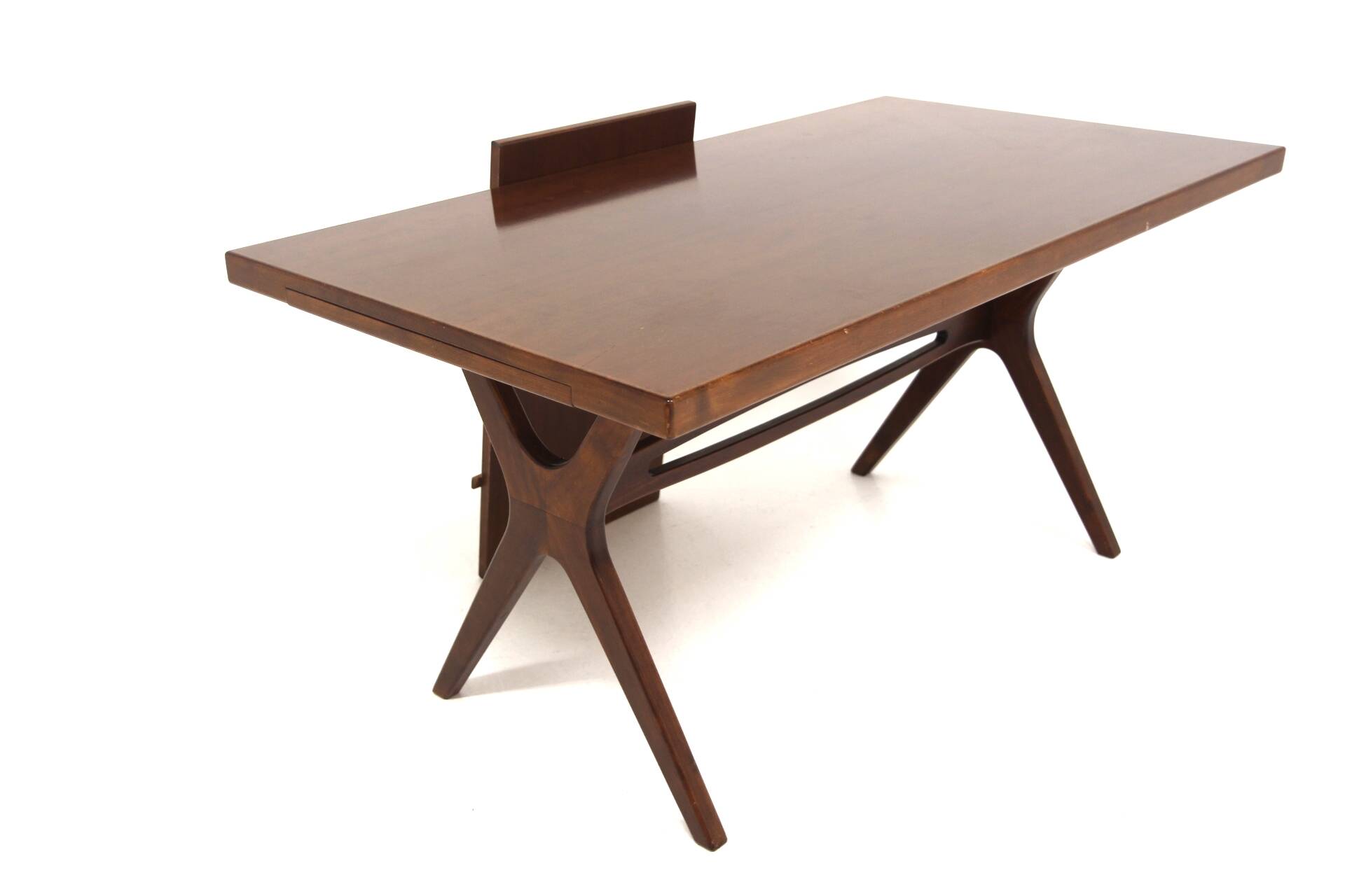 Scandinavian mahogany dining table, Sweden, 1950s