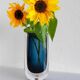 Vase et coupelle en verre par Landberg pour Orrefors