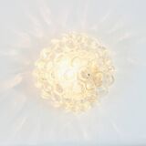 Plafonnier en verre à bulles du milieu du siècle par H. Tynell pour Limburg, années 1960