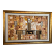 Large contemporary African art painting – Congo – mixed media – 15
