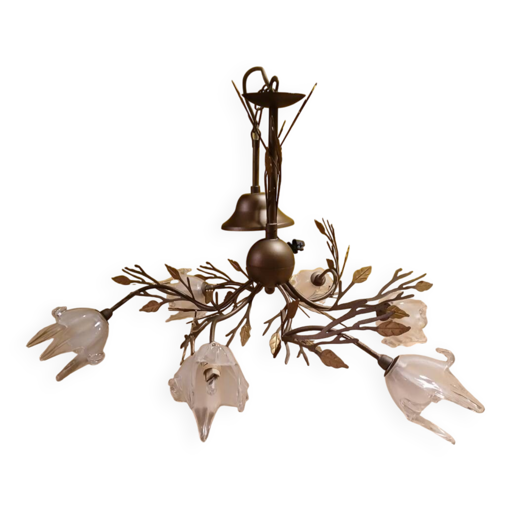 Chandelier with 6 tulips