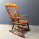 Fauteuil à bascule anglais Windsor du début des années 1900
