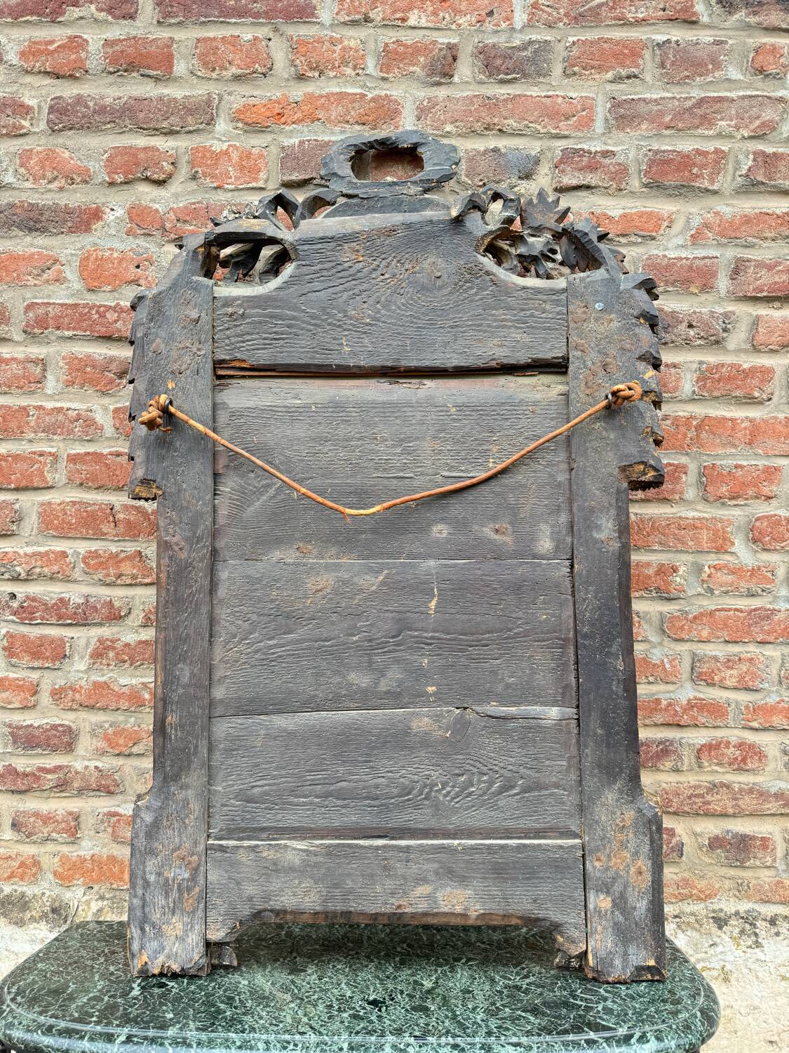 Louis XVI XVIII Eme Century Golden Wood Mirror