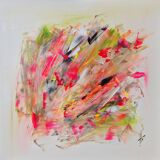 Abstract painting table