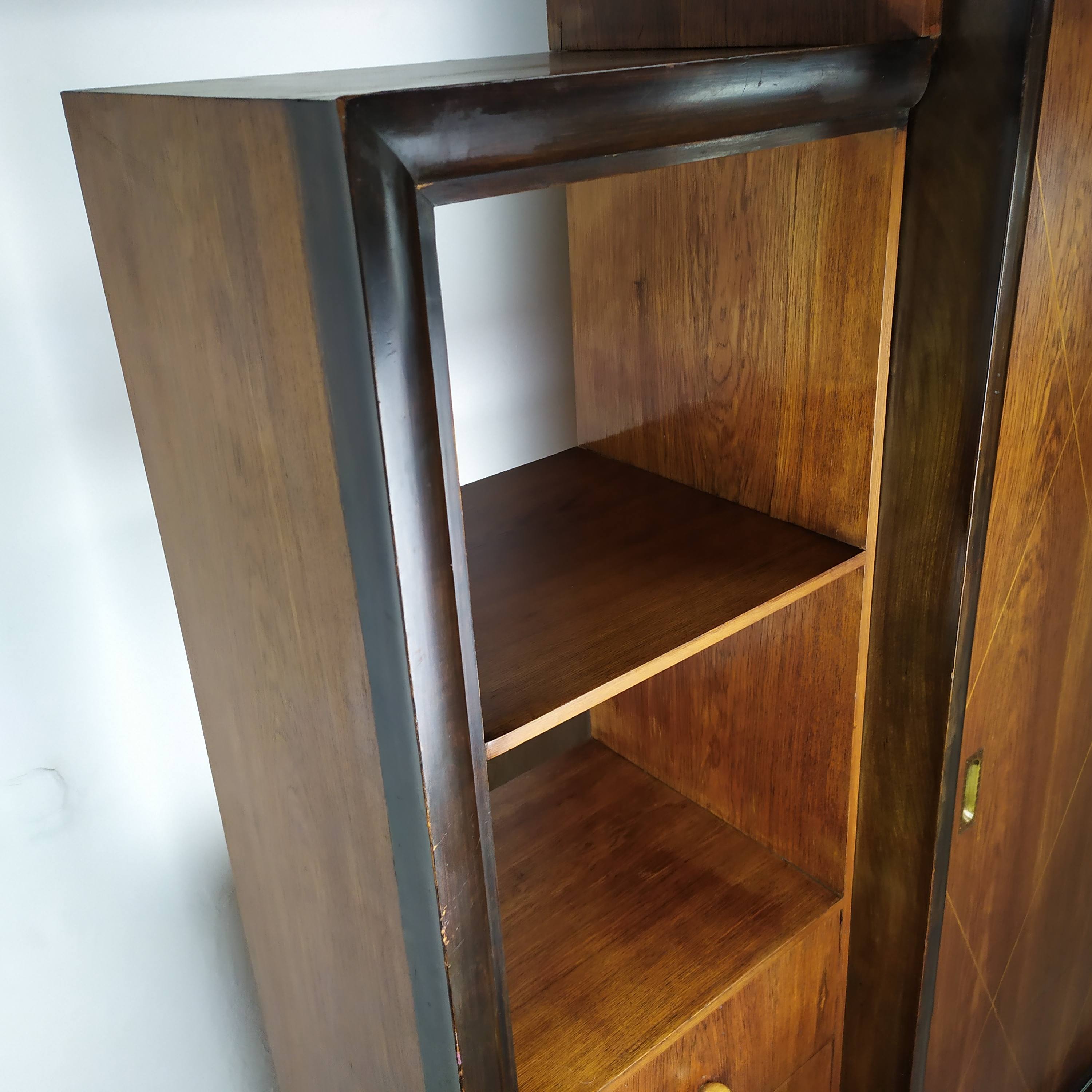 Art Deco library cabinet