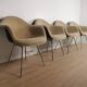 Ensemble de fauteuils DAX de Charles Eames pour Herman Miller